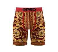 Boxershorts PSD "REGAL SNAKE. Herren", Herren, Gr. L, rot (multi), 88% Polyester, 12% Elasthan, Unterhosen (81123061-L) multi