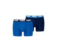 Boxershorts PUMA "Boxershort 2er Pack", Herren, Gr. L, blau, Obermaterial: 95% Baumwolle CO. 5% Elasthan EL., Unterhosen (52294737-L) blau