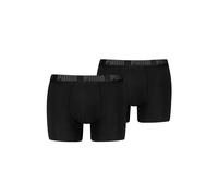 Boxershorts PUMA "Boxershort 2er Pack", Herren, Gr. L, schwarz, Obermaterial: 95% Baumwolle CO. 5% Elasthan EL., Unterhosen (88094129-L) schwarz