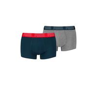 PUMA Boxer Trunk Boxershorts Men Herren Everyday Unterhose Pant Unterwäsche 2er Pack, Farbe:Navy/Grey Melange, Bekleidungsgröße:M