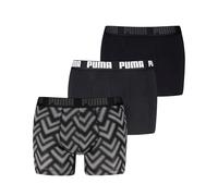 Boxershorts PUMA, Herren, Gr. XL, schwarz, weiß, Single Jersey, Obermaterial: 95% Baumwolle, 5% Elasthan, körpernah, Unterhosen (47846515-XL) schwarz, weiß