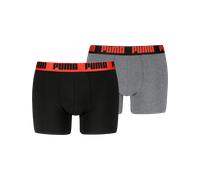 PUMA Trunks mit elastischem Logo-Bund im 2er-Pack in Black, Größe XL