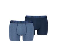 Boxershorts PUMA "PUMA MEN EVERYDAY BASIC BOXERS 2P", Herren, Gr. XXL, denim, Jersey, Obermaterial: 95% Baumwolle, 5% Elasthan, Unterhosen (50624136-XXL) denim