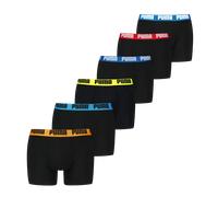 Puma Herren Boxershorts PUMA MEN EVERYDAY BOXER 6P ECOM – 95% Baumwolle/5% Elasthan, L bunt