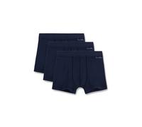 Boxershorts SANETTA "Boxershort 3er Pack", Jungen, Gr. 116, blau, Obermaterial: 100% Baumwolle CO., Unterhosen (79505667-116) blau