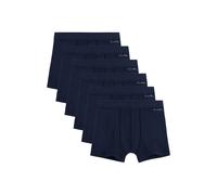Boxershorts SANETTA "Boxershort 6er Pack", Jungen, Gr. 176, blau, Obermaterial: 100% Baumwolle CO., Unterhosen (94080166-176) blau