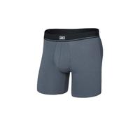 Saxx Underwear Herren Essential Cotton Brief Fly Boxer (Größe M, grau)
