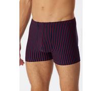 Schiesser Herren Boxershorts Cotton Casual – Bio-Baumwolle, ohne Gummibund, Rot, Größe M