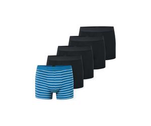 Boxershorts SCHIESSER "95/5 Multipacks", Herren, Gr. 4, sortiert 9, Single Jersey, Obermaterial: 95% Baumwolle, 5% Elasthan, körpernah, Unterhosen, ohne Eingriff, angenehm weich (43408261-4) sortiert 
