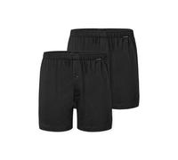 Boxershorts SCHIESSER "Boxershort 2er Pack", Herren, Gr. M, schwarz, Obermaterial: 100% Baumwolle CO., Unterhosen (57685168-M) schwarz