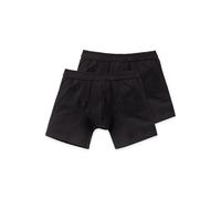 Boxershorts SCHIESSER "Boxershort 2er Pack", Herren, Gr. XL, schwarz, Obermaterial: 95% Baumwolle CO. 5% Elasthan EL., Unterhosen (32768754-XL) schwarz