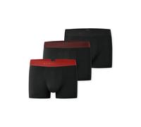 Schiesser Boxershorts 95/5 Multipacks Herren Single Jersey 95% Baumwolle 5% Elasthan, Gr. 8, Schwarz