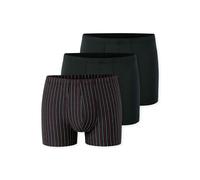 Boxershorts SCHIESSER "Boxershort 3PACK Shorts "95/5" 3er Pack", Herren, Gr. 4XL, schwarz, Obermaterial: 95% Baumwolle CO. 5% Elasthan EL., Unterhosen (66642930-4XL) schwarz