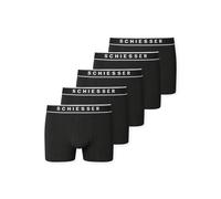 Boxershorts SCHIESSER "Boxershort 5PACK Shorts - 95/5 Multipacks 5er Pack", Herren, Gr. 3XL, schwarz, Obermaterial: 95% Baumwolle CO. 5% Elasthan EL., Unterhosen (52165457-XXXL) schwarz
