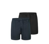 Schiesser Herren Boxershorts 2er-Pack Jersey Baumwolle weich