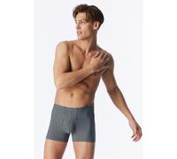 Boxershorts SCHIESSER "Pure Micro", Herren, Gr. 8, 713, grün, Single Jersey, Obermaterial: 85% Polyamid, 15% Elasthan, körpernah, Unterhosen, ohne Eingriff, sportlicher Look mit Streifen (92617317-8)