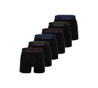 SCOTCH&SODA Herren Boxershorts, 6er Pack - Solid Cotton Stretch Schwarz XL