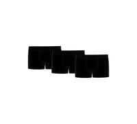 Boxershorts SEIDENSTICKER "Boxershort 3er Pack", Herren, Gr. XL, bunt (schwarz), Obermaterial: 95% Baumwolle CO. 5% Elasthan EL., Unterhosen (54954227-XL) schwarz