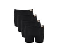Boxershorts SLOGGI "Boxershort GO Natural Short C4P 4er Pack", Herren, Gr. XL, schwarz, Obermaterial: 95% Baumwolle CO. 5% Elasthan EL., Unterhosen (48683461-XL) schwarz