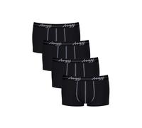 Boxershorts SLOGGI "Boxershort Start Hipster C4P box 4er Pack", Herren, Gr. XXL, schwarz, Obermaterial: 96% Baumwolle CO. 4% Elasthan EL., Unterhosen (68646731-XXL) schwarz