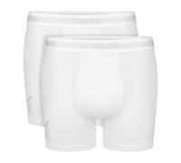 Boxershorts SLOGGI "SLG Base", Herren, Gr. M, weiß, Single Jersey, Obermaterial: 95% Baumwolle, 5% Elasthan, körpernah, Unterhosen, weicher Elastikbund mit diskretem Logo, ohne Eingriff (74472138-M) w