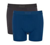 Boxershorts SLOGGI "SLG Base", Herren, Gr. XXL, schwarz (schwarz combination), Single Jersey, Obermaterial: 95% Baumwolle, 5% Elasthan, körpernah, Unterhosen, weicher Elastikbund mit diskretem Logo, o