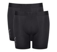 Boxershorts SLOGGI "SLG Base Soft", Herren, Gr. M, schwarz, Microfaser, Obermaterial: 61% Modal, 32% Polyamid, 7% Elasthan, körpernah, Unterhosen, ohne Eingriff, mit elastischem Logobund (22351868-M)