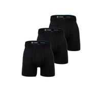 Boxershorts STANCE "Boxershort Boxer Brief 3er Pack", Herren, Gr. M, schwarz, Obermaterial: 47% Baumwolle CO. 47% Modal CMD. 6% Elasthan EL., Unterhosen (13899655-M) schwarz