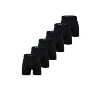 Boxershorts STANCE "Boxershort Boxer Brief 6er Pack", Herren, Gr. L, schwarz, Obermaterial: 47% Baumwolle CO. 47% Modal CMD. 6% Elasthan EL., Unterhosen (30120811-L) schwarz