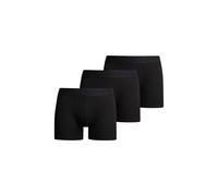 Boxershorts SUPERDRY "BOXER TRIPLE PACK", Herren, Gr. L, 3 Stk., schwarz, Jersey, Obermaterial: 95% Baumwolle, 5% Elasthan, unifarben, figurbetont, Unterhosen (41771803-L) schwarz