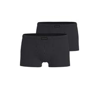 Boxershorts TOM TAILOR "Alaska", Herren, Gr. 5M, schwarz (schwarz, dunkel, streifen), Single Jersey, Obermaterial: 81% Polyamid, 13% Elasthan, 6% Polyester, gestreift, bequem, Unterhosen Boxershorts,