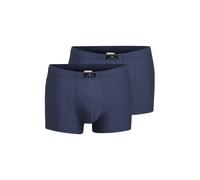 Boxershorts TOM TAILOR "Alaska", Herren, Gr. 8 (XXL), blau (blau, mittel, streifen), Single Jersey, Obermaterial: 81% Polyamid, 13% Elasthan, 6% Polyester, gestreift, bequem, Unterhosen Boxershorts, b