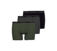 Boxershorts TOM TAILOR "Buffer", Herren, Gr. L, grün, Single Jersey, Obermaterial: 95% Baumwolle, 5% Elasthan, bequem, Unterhosen Boxershorts, bequem, basic, eng, atmungsaktiv, Logobund, Baumwollmix (