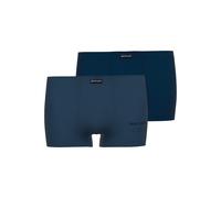 Boxershorts TOM TAILOR "Milos", Herren, Gr. 7 (XL), bunt (blau, mittel, multicolor1), Obermaterial: 95% Baumwolle, 5% Elasthan, eng, Unterhosen, basic, mit Logostickerei, mit Logodruck, eng, bequem, B