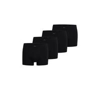 Tom Tailor Herren Boxershorts Texas - 95% Baumwolle/5% Elasthan, 4er-Pack, schwarz, Gr. M