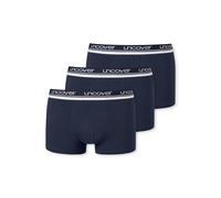 Boxershorts UNCOVER BY SCHIESSER "Boxershort 3er Pack", Herren, Gr. M, blau (dunkelblau), Obermaterial: 95% Baumwolle CO. 5% Elasthan EL., Unterhosen (69721603-M) dunkelblau