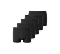 Boxershorts UNCOVER BY SCHIESSER "Boxershort 5PACK Hip Shorts 5er Pack", Herren, Gr. S, schwarz, Obermaterial: 95% Baumwolle CO. 5% Elasthan EL., Unterhosen (64113741-S) schwarz