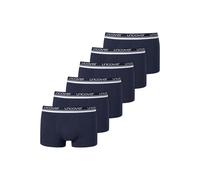 Boxershorts UNCOVER BY SCHIESSER "Boxershort 6er Pack", Herren, Gr. XXL, blau (dunkelblau), Obermaterial: 95% Baumwolle CO. 5% Elasthan EL., Unterhosen (88175838-XXL) dunkelblau