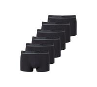 Boxershorts UNCOVER BY SCHIESSER "Boxershort 6er Pack", Herren, Gr. XXL, schwarz, Obermaterial: 95% Baumwolle CO. 5% Elasthan EL., Unterhosen (48795465-XXL) schwarz