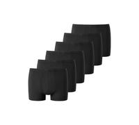 Boxershorts UNCOVER BY SCHIESSER "Boxershort UNCOVER Cotton 6PACK Shorts 6er Pack", Herren, Gr. XXL, schwarz, Obermaterial: 95% Baumwolle CO. 5% Elasthan EL., Unterhosen (14432500-XXL) schwarz