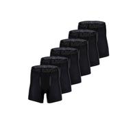 UNDER ARMOUR Herren Boxershorts, 6er Pack - Performance Tech Boxer Briefs, Stretch, einfarbig Schwarz L
