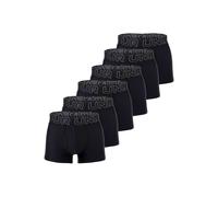 Boxershorts UNDER ARMOUR "Boxershort UA PERFORMANCE TECH - SOLID Solid 3" 6PK 6er Pack", Herren, Gr. XXL, schwarz, Obermaterial: 90% Polyester Pol. recyc.. 10% Elasthan EL., Unterhosen (96419361-XXL) 