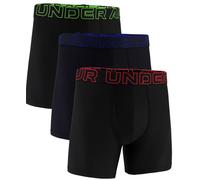 Under Armour Herren Men's UA Performance Tech 6" 3-Pack Boxerjock Unterwäsche, Schwarz/Schwarz/Schwarz, S