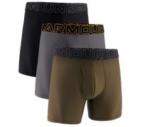 Boxershorts Under Armour Under Armour SOLID 6in 3er Pack Boxer Shorts 1200122768102 Größe 4XL EU