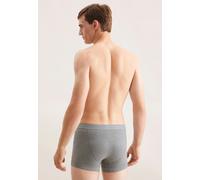 Boxershorts SEIDENSTICKER "Schwarze Rose", Herren, Gr. M, grau, 95% Baumwolle 5% Elastan, unifarben, Unterhosen, Boxershorts Uni (27027530-M) grau