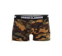 Urban Classics 2-Pack Camo Boxer Shorts in Gr. 3XL in Camouflage