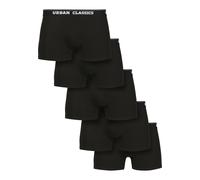 Urban Classics Organic 5-Pack Boxershort in Gr. 3XL in Schwarz