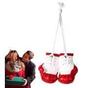Boxhandschuh-Anhänger, Mini-Schlüsselanhänger aus PU-Leder, dekorativ, multifunktional, Auto-Innendekoration, Zubehör, Taschenanhänger für Handy, Rucksack, Geldbörse, rot, Refer to description