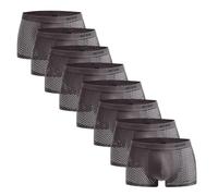BOXR Bambus Boxershorts Herren 8er Pack - Atmungsaktiv & Ultraweich, Hautfreundlich & Elastisch, Perfekte Passform, Unterwäsche Herren Unterhosen Männer, Perfekt für Alltag & Sport (Gr. S-3XL)