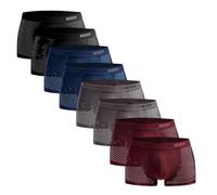 BOXR Bambus Boxershorts Herren 8er Pack - Atmungsaktiv & Ultraweich, Hautfreundlich & Elastisch, Perfekte Passform, Unterwäsche Herren Unterhosen Männer, Perfekt für Alltag & Sport (Gr. S-3XL)